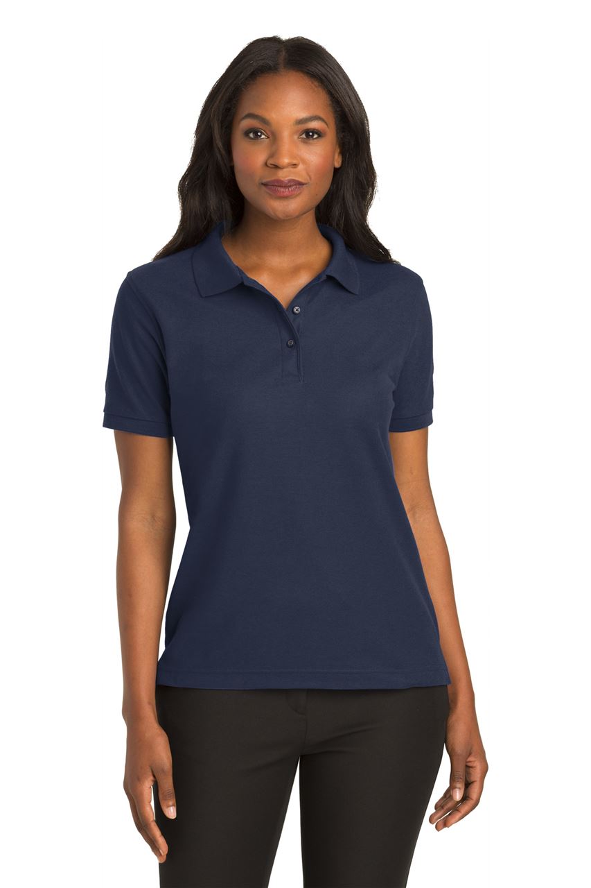 GearUpTLS. L500 PORT AUTHORITY® LADIES SILK TOUCH™ POLO