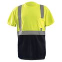 Picture of LUX-SSETPBK OCCUNOMIX TYPE R CLASS 2 BLACK BOTTOM SAFETY T-SHIRT