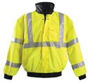 Picture of LUX-TJBJ SAFETY YELLOW 4 IN 1 FLEECE BOMBER JACKET